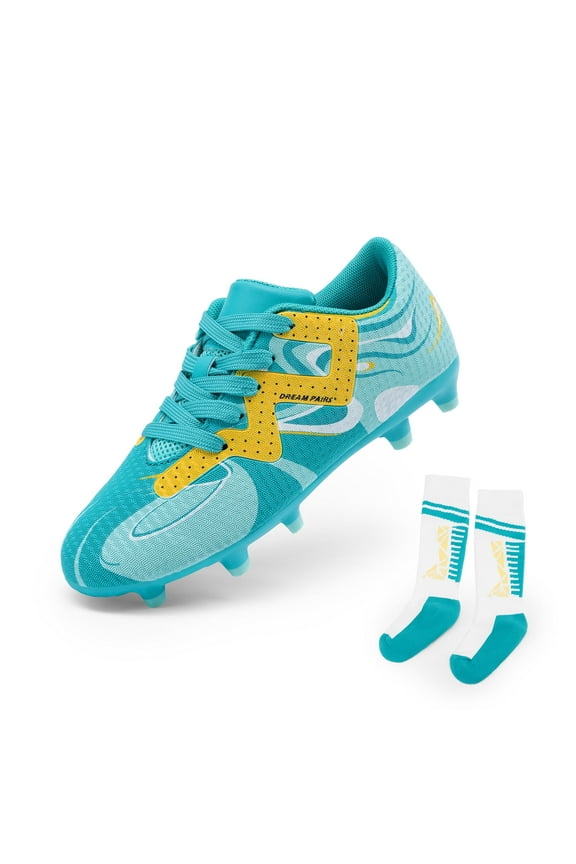 Boys Girls Soccer Cleats Youth Firm Groud Sport Football Cleats for Little/Big Kid/Toddler