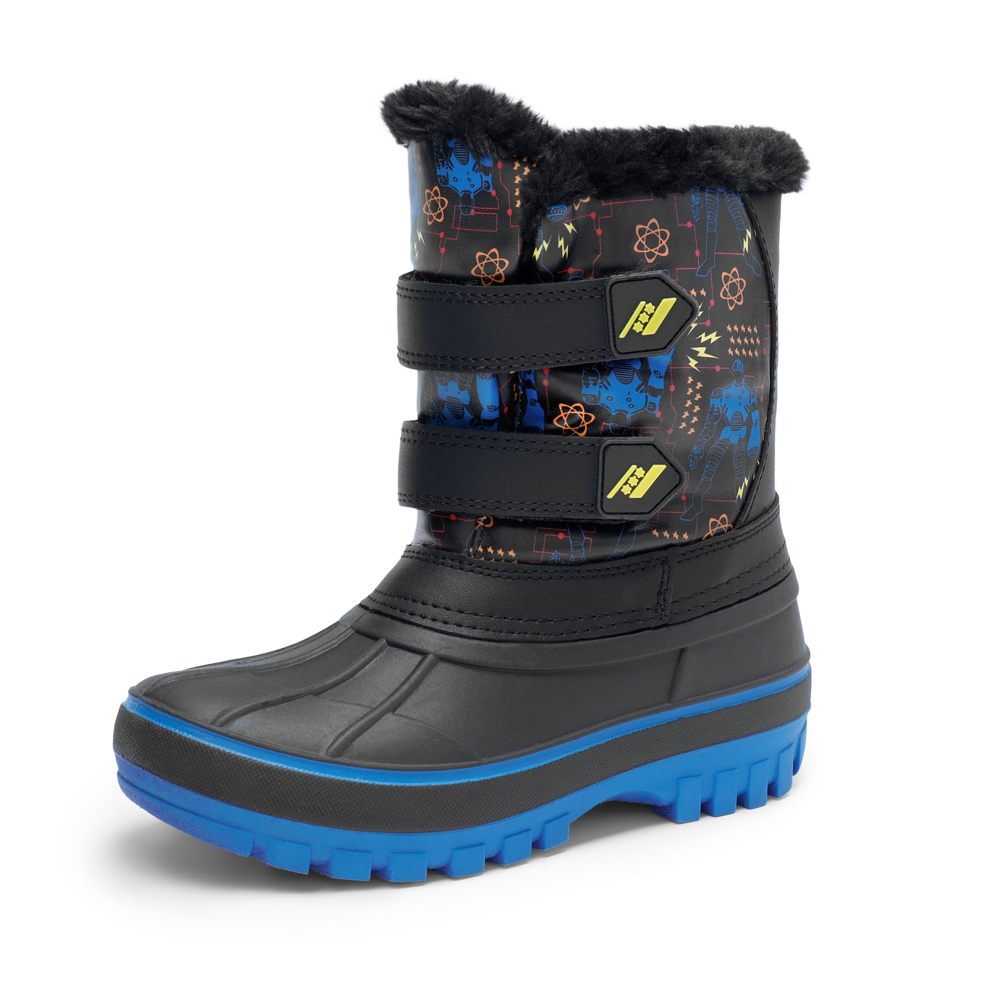 DREAM PAIRS Boys & Girls Winter Zip Snow Boots Outdoor Warm Waterproof