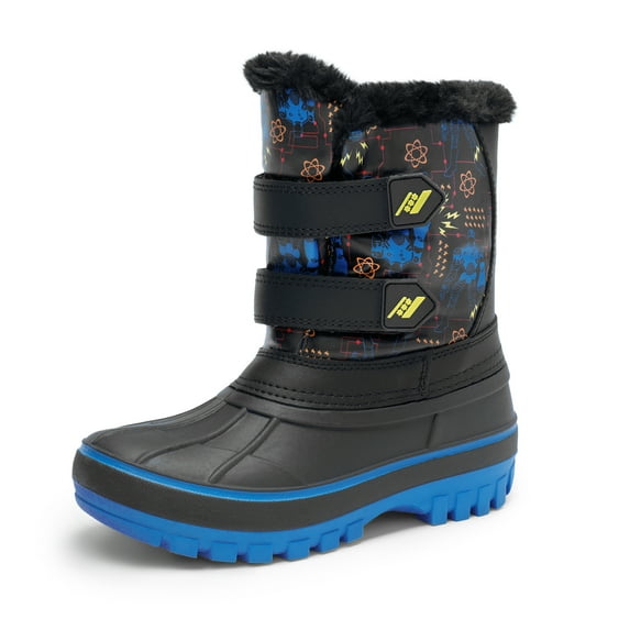 DREAM PAIRS Boys & Girls Winter Zip Snow Boots Outdoor Warm Waterproof Sport Snow Boot DUCKO