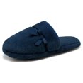 thumbnail image 1 of DREAM PAIRS Faux Fur Soft Slippers For Women Slip on House Indoor Slippers Women's Bedroom Fuzzy Warm Shoes Slippers FLUFFIA NAVY Size 8, 1 of 4