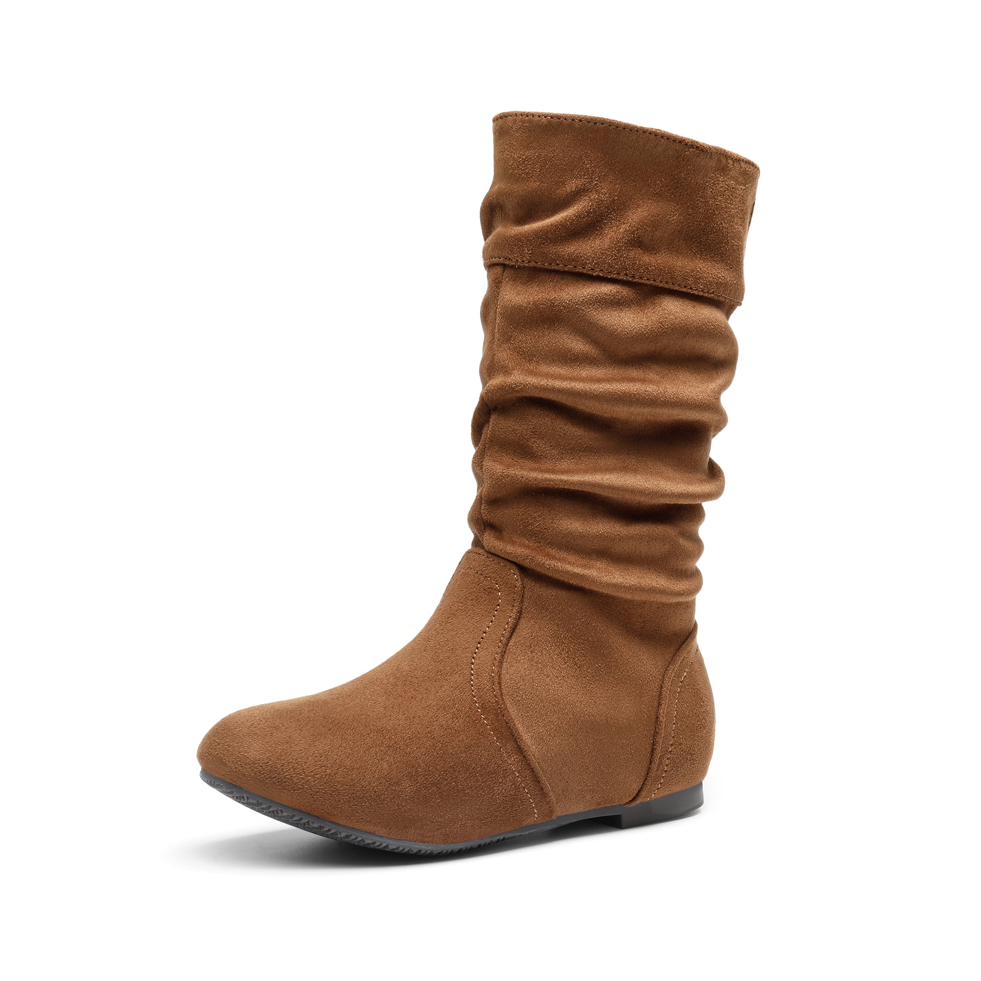 DREAM PAIRS Girl's Faux Fur Lined Knee High Winter Riding Boots(Toddler/Little Kid/Big Kid