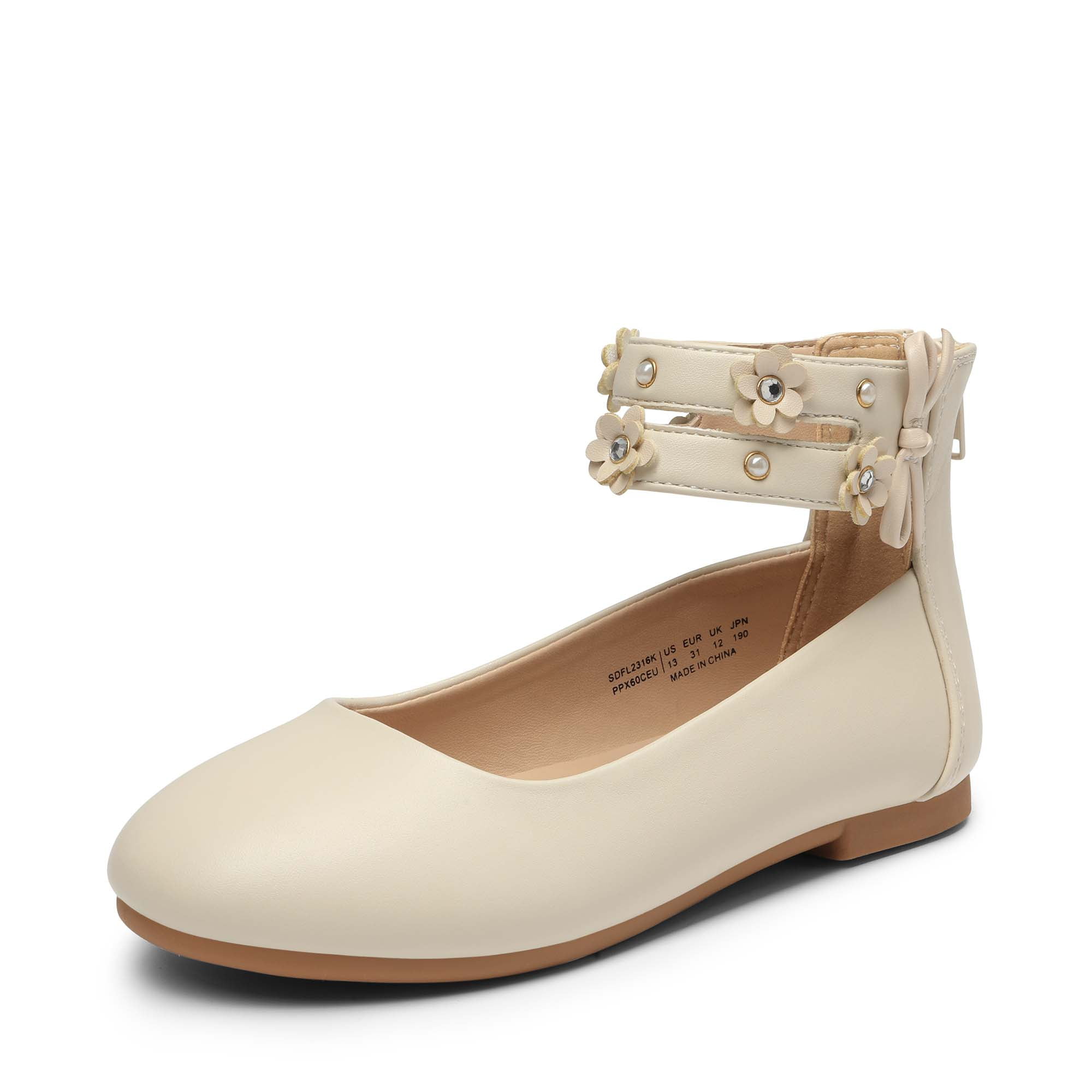 Girls Pink Dress Shoes Size PANDANINJIA Flower Girl Shoes