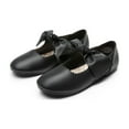 thumbnail image 1 of Dream Pairs Girls Ballerina Flats Mary Jane Front Bow Dress Shoes, 1 of 5