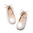 thumbnail image 1 of DREAM PAIRS Girls' Ballet Flats Comfortable Foldable Slip-On Dress Shoes Lightweight Portable Travel Flats with Bow Detail, 1 of 5