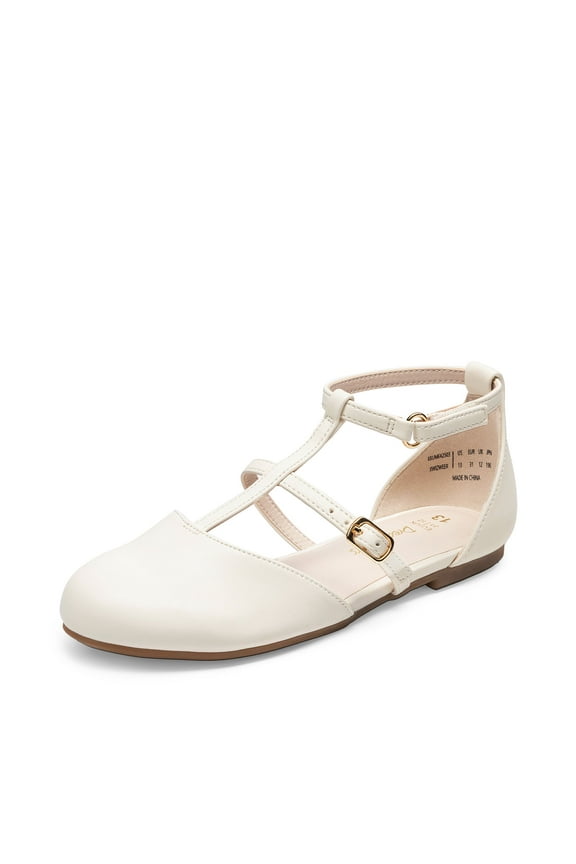 Girls Ballet Flats Dress Shoes Mary Jane for Little /Big Girls Party Wedding School Shoes with T Strap