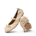 thumbnail image 1 of BURUDANII Girls Mary Jane Ballet Flats – Flexible Dress Shoes for Toddlers & Little Kids, 1 of 7