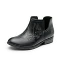 thumbnail image 1 of DREAM PAIRS Girls Booties Ankle Short Cowgirl Cowboy Western Boots, 1 of 6