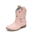 thumbnail image 1 of DREAM PAIRS Girls Cowgirl Boots Cowboy Western Mid Calf Star Boots for Kids, 1 of 5