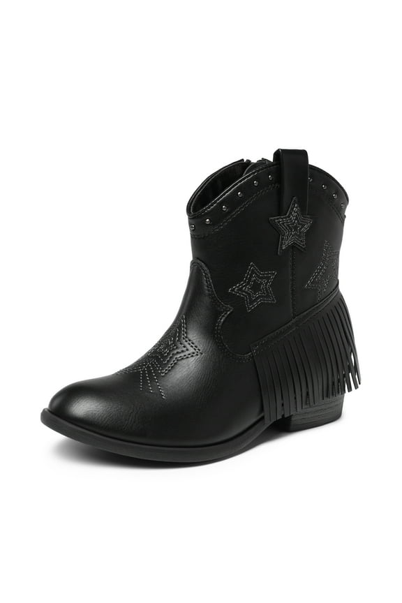 Girls’ Western Ankle Boots Cowgirl Riding Boots for Little & Big Kids