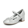 thumbnail image 1 of DREAM PAIRS Girls Dress Shoes Mary Jane Heel T-Strap Party Flower Wedding Princess Pumps for Little Big Kid, 1 of 6