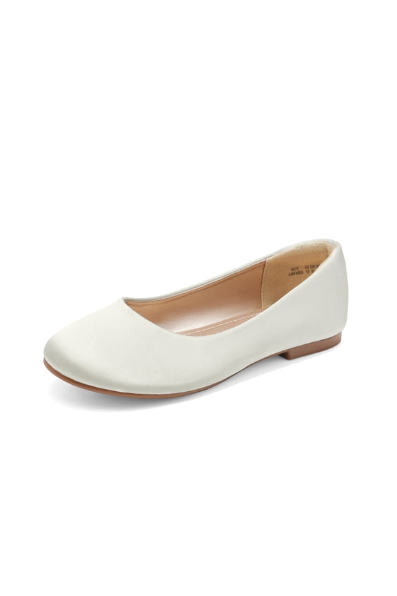 Girls Dress Shoes Slip on Ballerina Flats（Toddler/Little Kid/Big Kid）