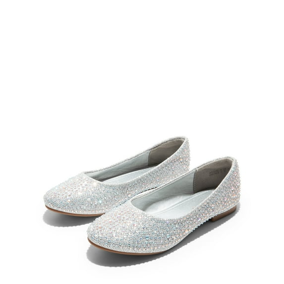Girls Dress Shoes Slip on Ballerina Flats(Toddler/Little Kid/Big Kid)