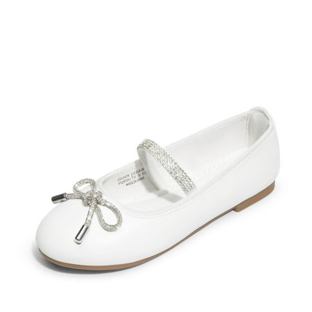 DREAM PAIRS Girls Dress Shoes Slip-on Flower Girl Ballet Flats for Party, Wedding, Performance, Prom, Graduation