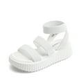 thumbnail image 1 of DREAM PAIRS Girls Flatform Wedge Open Toe platform Summer Sandals with Buckle Ankle Strap for Little Kid/Big Kid, 1 of 6