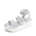 thumbnail image 1 of DREAM PAIRS Girls Flatform Wedge Open Toe platform Summer Sandals with Buckle Ankle Strap for Little Kid/Big Kid, 1 of 6
