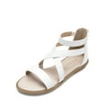 thumbnail image 1 of DREAM PAIRS Girls Gladiator Sandals with Zipper Strappy Sandals Toddler/Little Kid/Big Kid, 1 of 5