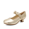 thumbnail image 1 of DREAM PAIRS Girls Mary Jane Dress Shoes Pumps Low Heels Flower Party Wedding Princess, 1 of 5