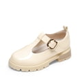 thumbnail image 1 of DREAM PAIRS Girls Mary Jane Shoes, Platform School Uniform Dress Shoes with Adjustable Buckle Strap, Chunky Sole T-Strap Casual Flats, 1 of 6