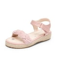 thumbnail image 1 of DREAM PAIRS Girls Sandals Espadrille Flatform Platform Wedge Open Toe Summer Shoes, 1 of 6