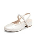 thumbnail image 1 of DREAM PAIRS Girls Slingback Dress Shoes Round Toe Heels Pumps for Little/Big Kids Flower Girl Party Wedding Princess, 1 of 6