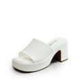 thumbnail image 1 of DREAM PAIRS High Chunky Platform Heels for Women Fashion Comfort Slip on Square Open Toe Block Heel Sandals, 1 of 6