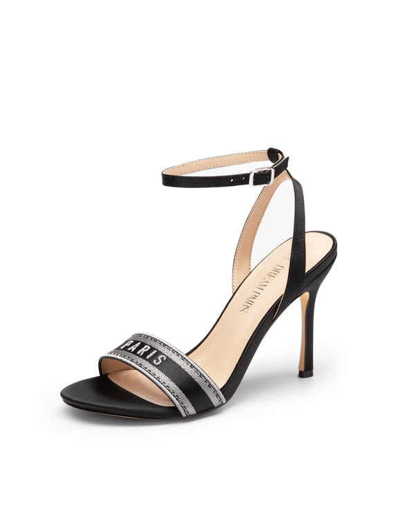 High Stilettos Heels for Women Sexy Open Toe Strappy Sandals Shoes Ankle Strap Fashion Dressy Heels for Party Wedding