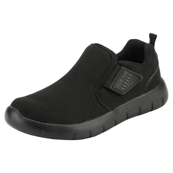 DREAM PAIRS Kids Athletic Sneakers Little & Big Boys Girls Running Shoes Lightweight Sport All/Black Size 4 Big Kid