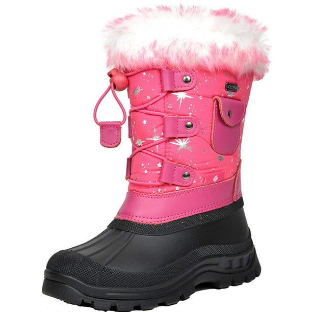 DREAM PAIRS Kids Boys & GirIs Winter Waterproof Outdoor Sports Snow