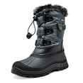 thumbnail image 1 of DREAM PAIRS Kids Boys & GirIs Winter Waterproof Outdoor Sports Snow Boots KSNOW GREY/BLACK Size 3, 1 of 6