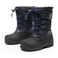 thumbnail image 1 of DREAM PAIRS Kids Boys & Girls Knee High Waterproof Insulation Non-Slip Outdoor Winter Snow Boots KNORTH BLACK/GREY/ROYAL Size 3 Little Kid, 1 of 7