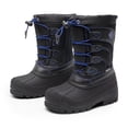 thumbnail image 1 of DREAM PAIRS Kids Boys & Girls Knee High Waterproof Insulation Non-Slip Outdoor Winter Snow Boots KNORTH BLACK/GREY/ROYAL Size 3 Little Kid, 1 of 7