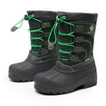 thumbnail image 1 of DREAM PAIRS Kids Boys & Girls Knee High Waterproof Insulation Non-Slip Outdoor Winter Snow Boots KNORTH BLACK/NEON/GREEN Size 3 Little Kid, 1 of 7