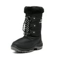 thumbnail image 1 of DREAM PAIRS Kids Boys Girls Slip Resistant Faux Fur-Lined Knee High Winter Snow Boots NORDIC BLACK Size 11, 1 of 5