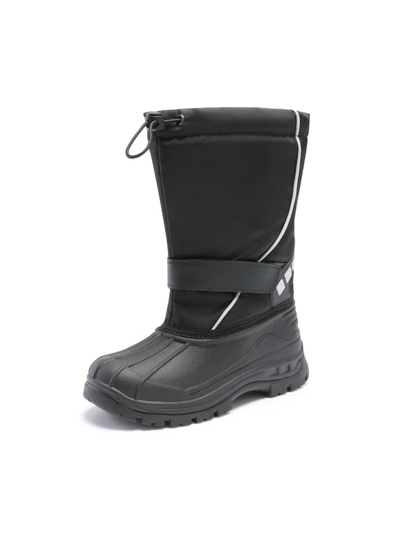 Kids Boys Girls Waterproof Mid Calf Snow Boots Outdoor Insulated Winter Warm Duck Boots