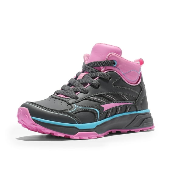 DREAM PAIRS Kids High-Top Hiking Boots Lightweight DuraPlay Lace-Up Sneakers for Boys & Girls
