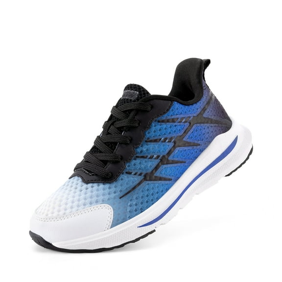 DREAM PAIRS Kids’ Lace-Up Tennis & Running Sneakers – Breathable, Lightweight Athletic Shoes for Boys & Girls, Walking and Play, Little & Big Kids