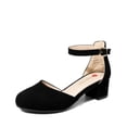 thumbnail image 1 of DREAM PAIRS Kids' Mary Jane Pumps Girls' Low Block Heel Dress Shoes with Hook-and-Loop Strap Comfortable Non-Slip Party Shoes, 1 of 6