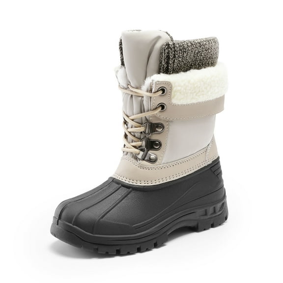 DREAM PAIRS Kids Mid Calf Winter Snow Boots SDSB2415K