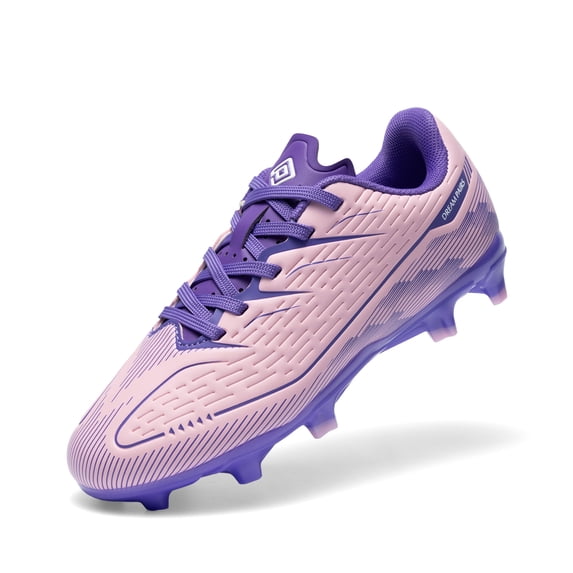 DREAM PAIRS Kids Multi Ground Soccer Cleats with High-Speed Anti-Twist TPU Plate Athletic Football Shoes for Little/Big Kids