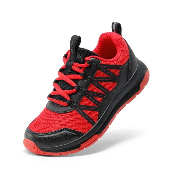 DREAM PAIRS Kids' Running Shoes, Lightweight Breathable Sneakers with Lace-Up Design, Cushioned Comfort and Non-Slip Sole for School, Gym, Walking and Play