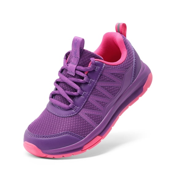 DREAM PAIRS Kids' Running Shoes, Lightweight Breathable Sneakers with Lace-Up Design, Cushioned Comfort and Non-Slip Sole for School, Gym, Walking and Play