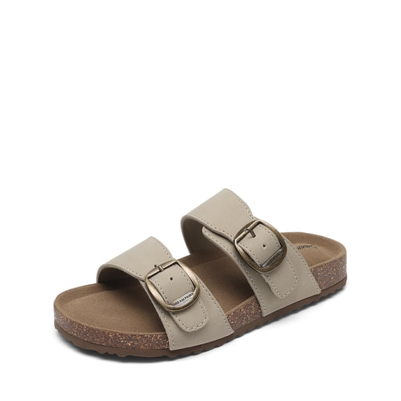 DREAM PAIRS Kids Slides Adjustable Non Slip Sandals for Boys and Girls Indoor Outdoor Toddler Little and Big Kids