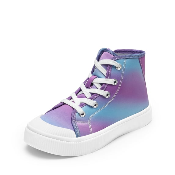 BURUDANI Kids Casual Sneakers High Top Canvas Walking Shoes for Little Boys & Girls