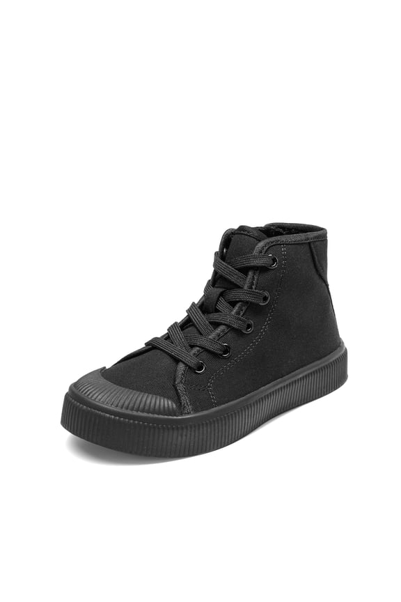 Kids Casual Sneakers High Top Canvas Walking Shoes for Little Boys & Girls