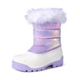 thumbnail image 1 of DREAM PAIRS Girls' Snow Boots, Mid-Calf Winter Boots with Plush Lining, Water-Resistant Upper, Side Zipper and Anti-Slip TPR Outsole, 1 of 6