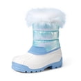 thumbnail image 1 of DREAM PAIRS Girls' Snow Boots, Mid-Calf Winter Boots with Plush Lining, Water-Resistant Upper, Side Zipper and Anti-Slip TPR Outsole, 1 of 6