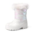 thumbnail image 1 of DREAM PAIRS Girls' Snow Boots, Mid-Calf Winter Boots with Plush Lining, Water-Resistant Upper, Side Zipper and Anti-Slip TPR Outsole, 1 of 6