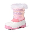 thumbnail image 1 of DREAM PAIRS Girls' Snow Boots, Mid-Calf Winter Boots with Plush Lining, Water-Resistant Upper, Side Zipper and Anti-Slip TPR Outsole, 1 of 6