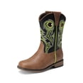 thumbnail image 1 of DREAM PAIRS Kids' Western Cowboy Boots Classic Embroidered Cowgirl Boots for Toddlers/Little Kids Durable Non-Slip Western Boots with Convenient Pull Tabs, 1 of 6