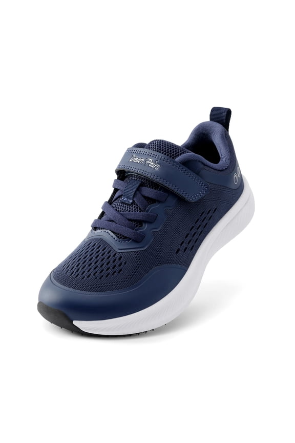 Kids Wide Toe Box Running Sneakers Breathable Lightweight Athletic Shoes for Boys and Girls
